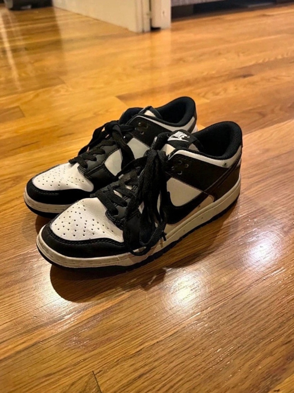 Nike Dunk Low Retro "Panda" Black & White Sneakers